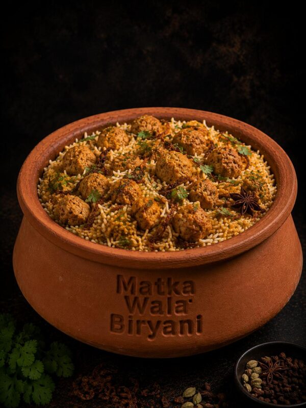 Soya Chunks Biryani