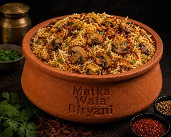 Mushroom Biryani